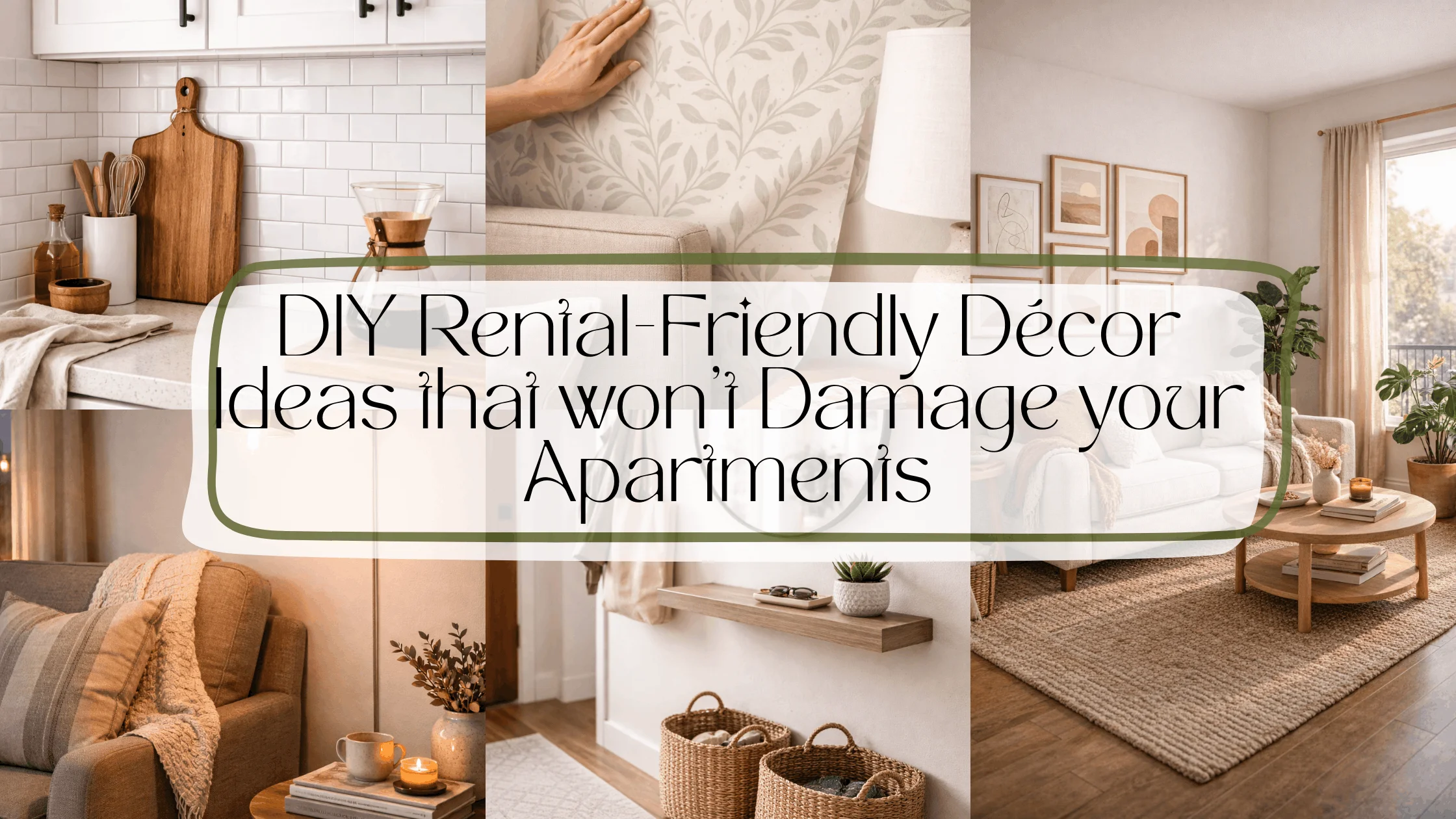 DIY Rental-Friendly Décor Ideas That Won’t Damage Your Apartment