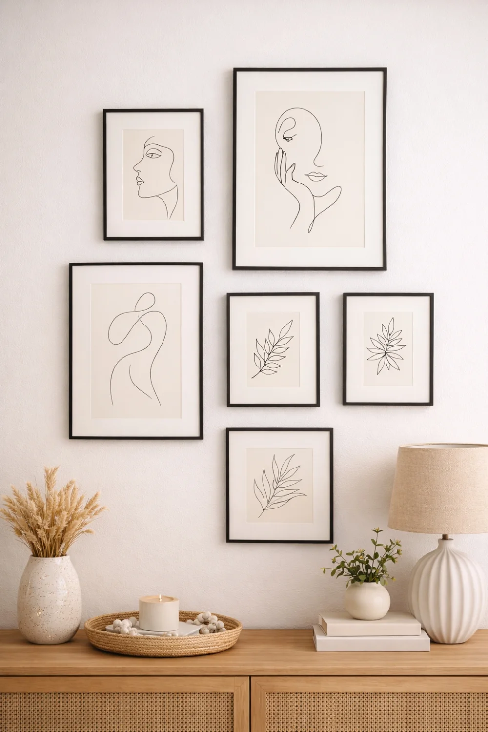 Gallery wall no drill adhesive strips