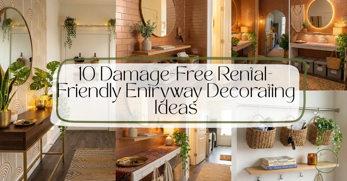 10 Damage-Free Rental-Friendly Entryway Decorating Ideas