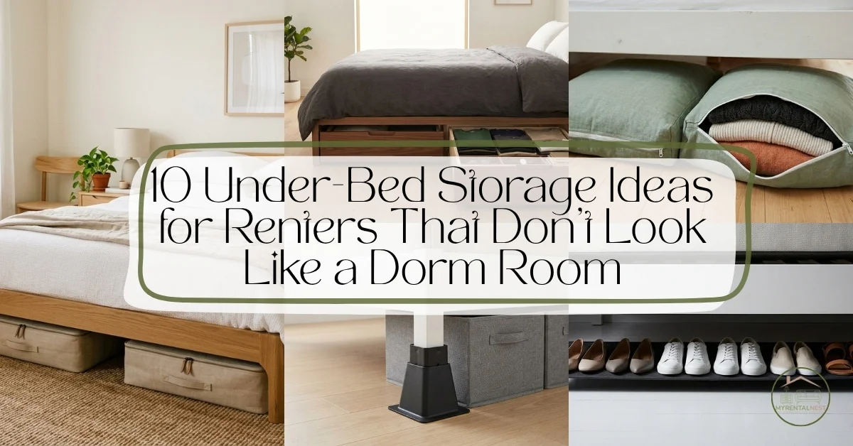 10 Under-Bed Storage Ideas for Renters That Don’t Look Like a Dorm Room