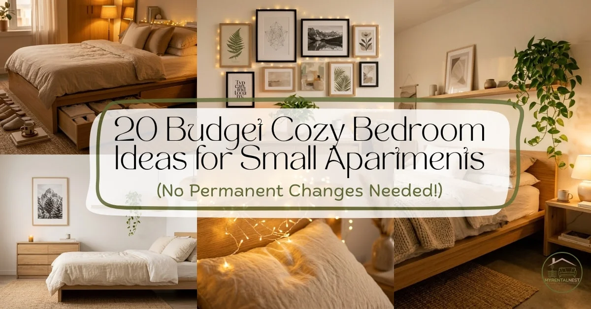 20 Budget Cozy Bedroom Ideas for Small Apartments