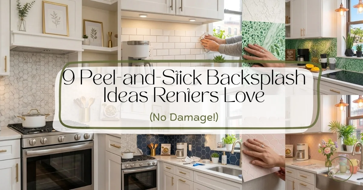 9 Peel-and-Stick Backsplash Ideas Renters Love