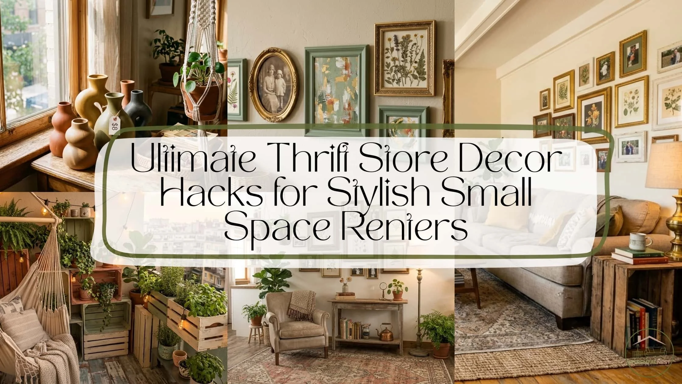 Ultimate Thrift Store Decor Hacks for Stylish Small Space Renters
