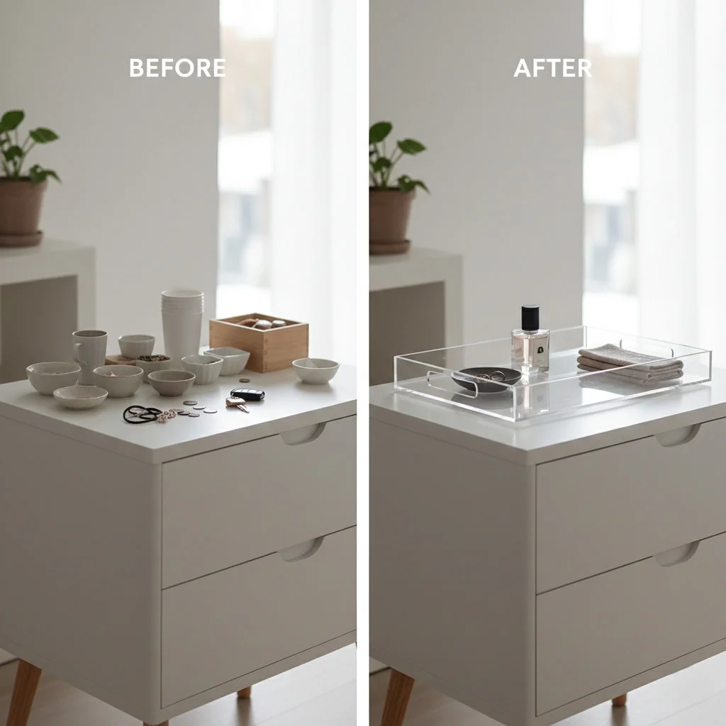 Small apartment kitchen cabinet door storage with adhesive spice racks and under-sink organizers maximizing space