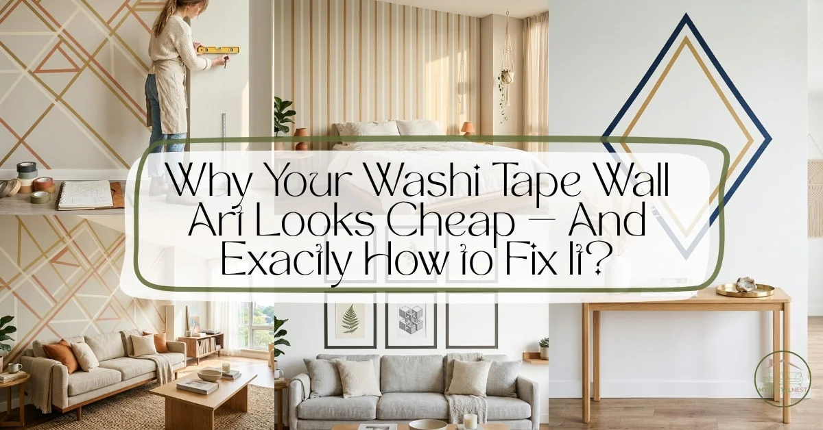 Why Your Washi Tape Wall Art Looks Cheap - And Exactly How to Fix It
